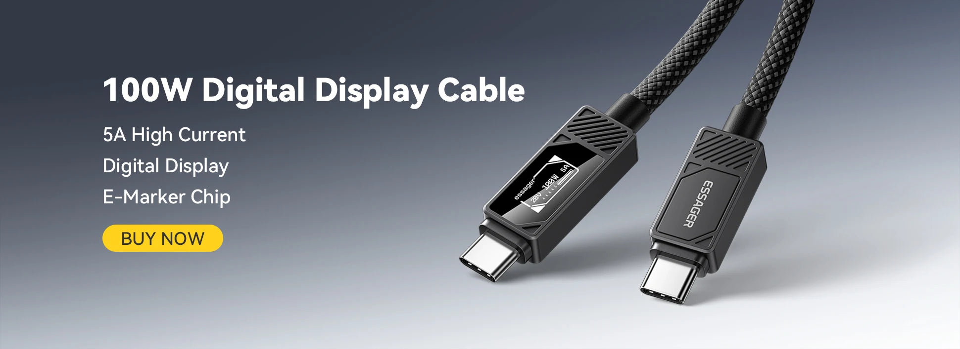 ESSAGER 20000mAh Power Bank 65W PD for iPhone 17 MacBook