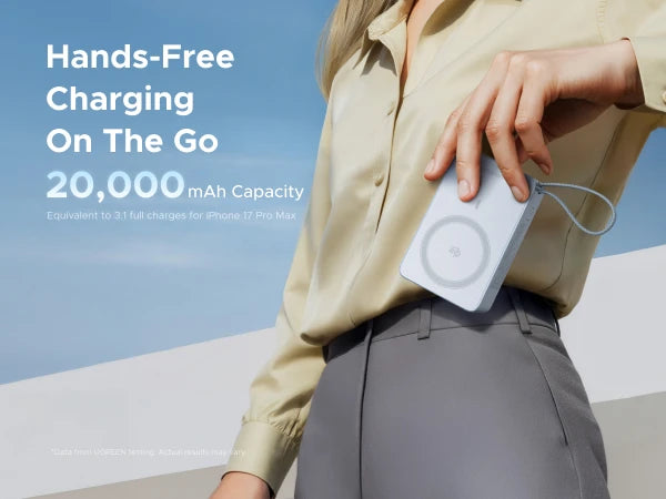 UGREEN Qi2 25W Magnetic Power Bank – 20000mAh / 10000mAh Fast Charging Portable