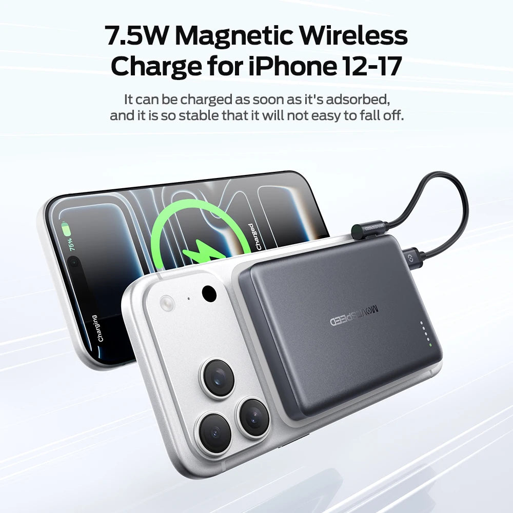 MOVESPEED P07Pro Semi-Solid-State Power Bank 10000mAh MagSafe