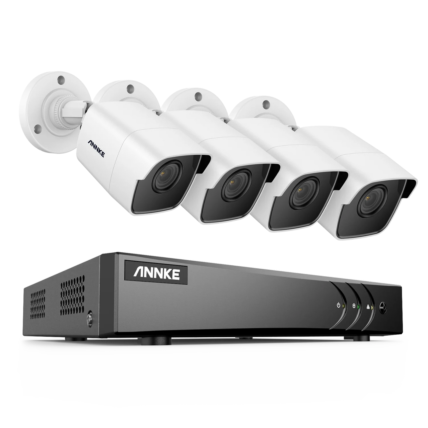 ANNKE 5MP Lite Ultra HD CCTV System | H.265+ 8CH DVR, 8× EXIR Cameras