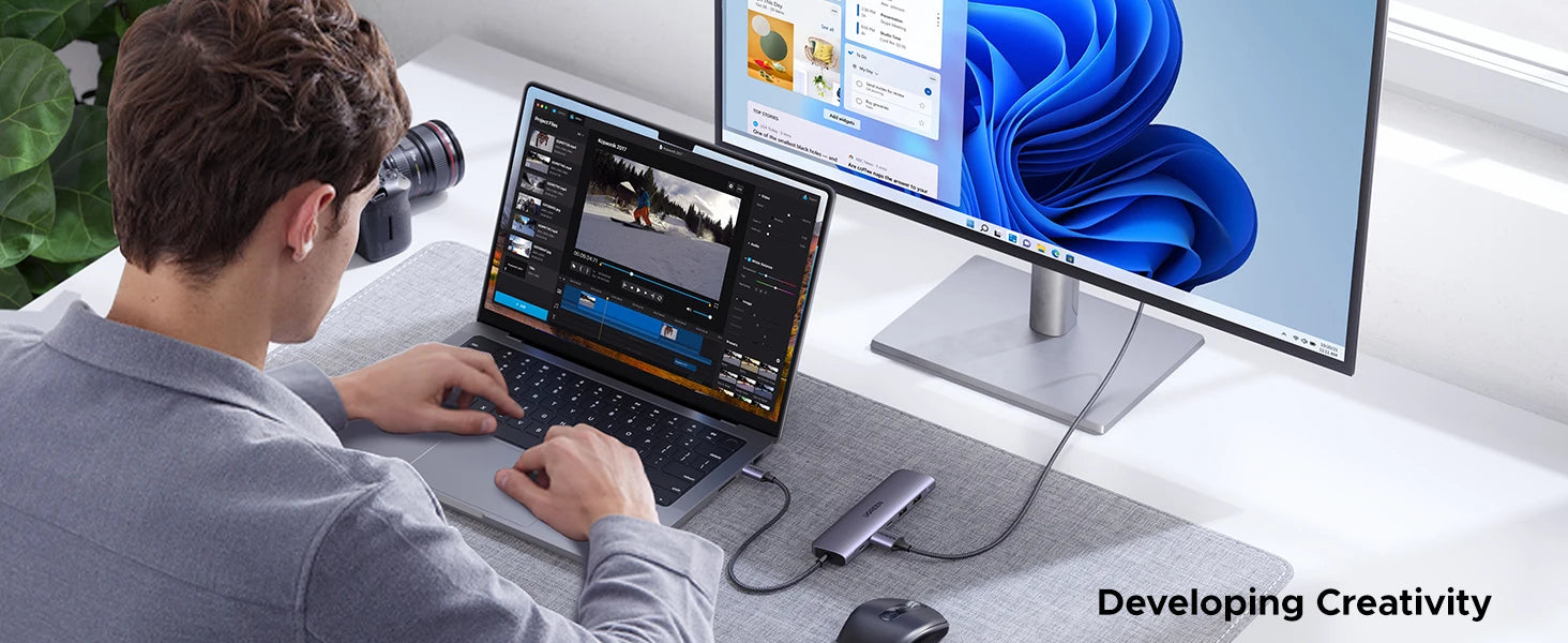 UGREEN 7‑in‑1 USB‑C Hub with 4K60Hz HDMI, PD100W, USB‑C & Dual USB‑A