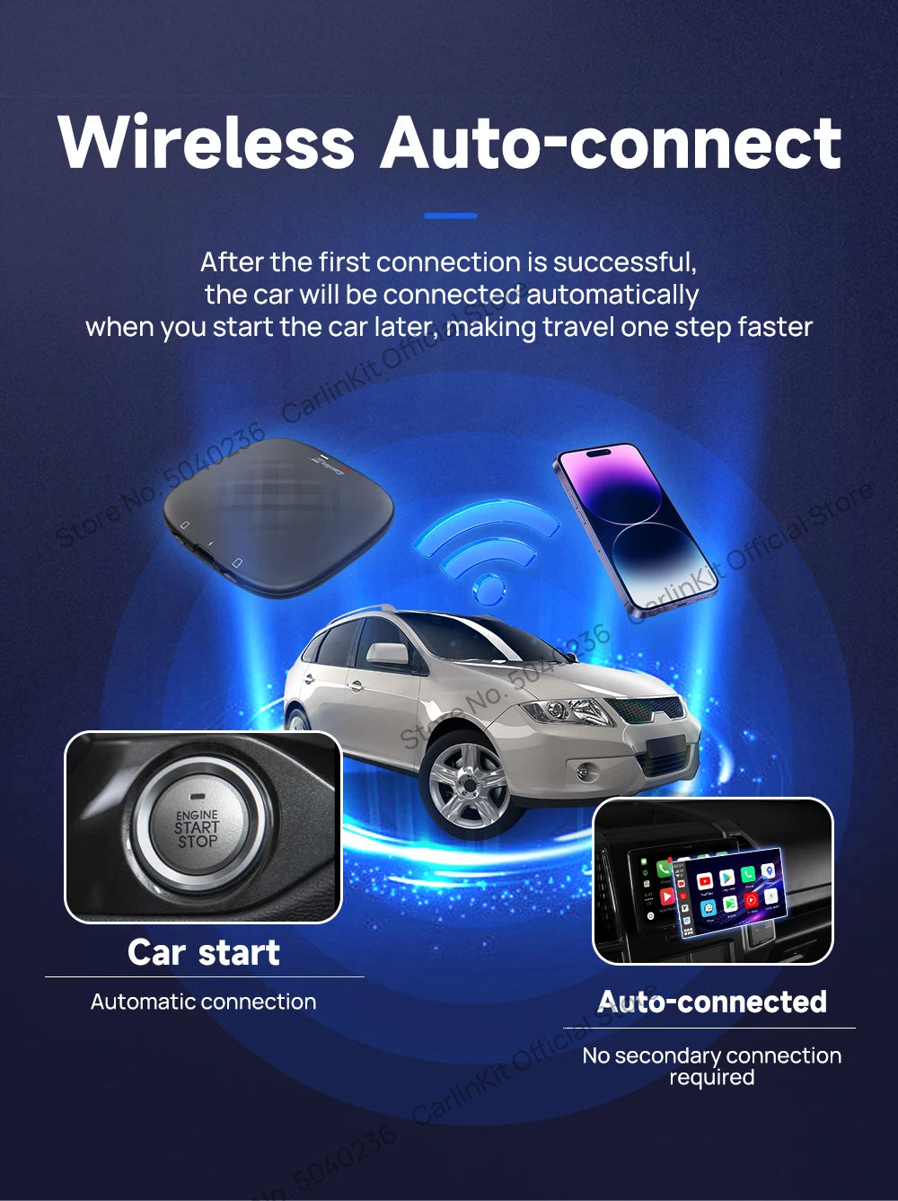 CarlinKit Android 11 Wireless CarPlay AI Box