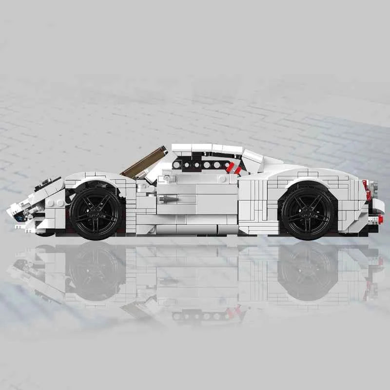 Mould King 10196 White Utopia Sport Racing Car - Limetastore