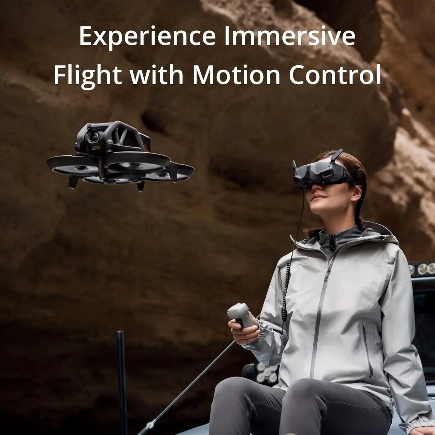 DJI Avata 1 – FPV Drone Only | 4K HD Camera, 155° Super‑Wide FOV
