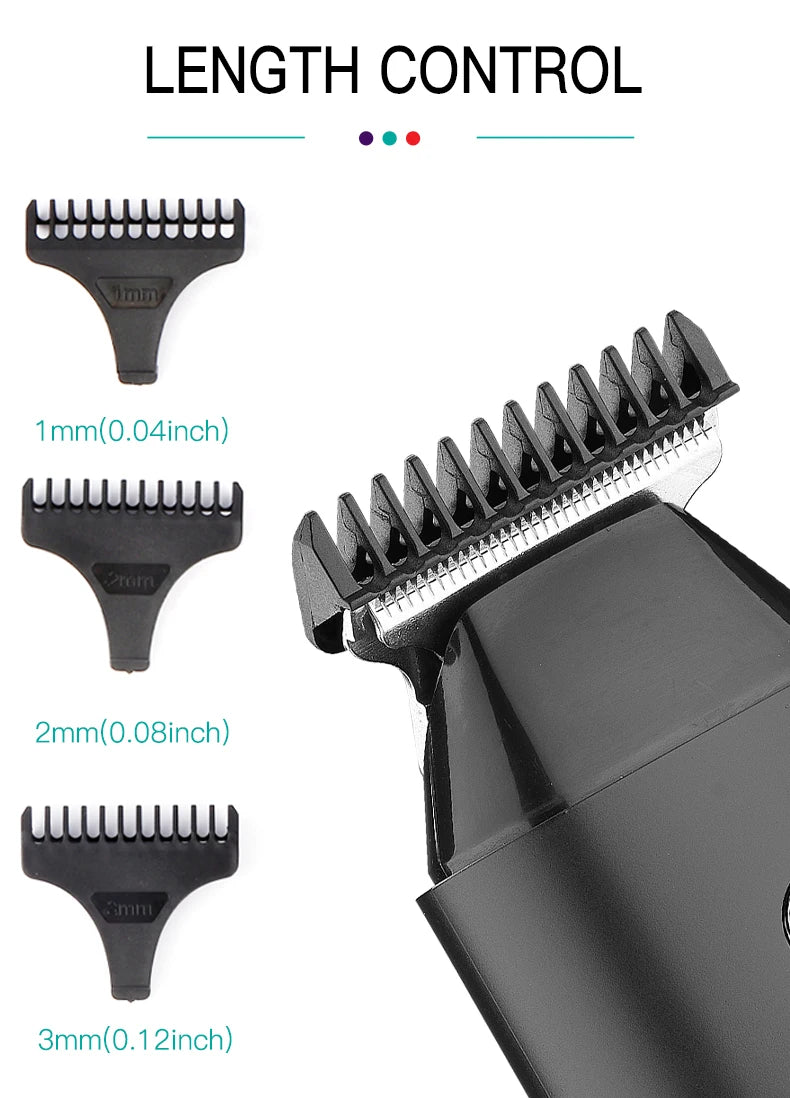 VGR Mini Hair Clipper Professional Zero Cutting Machine Electric Cordless Beard Trimmer Rechargeable Hair Trimmer for Men V-932