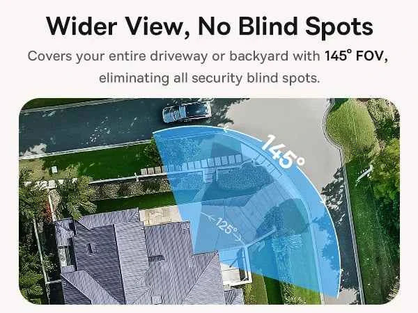 Baseus Security Protection N1 Plus 2K Outdoor Camera Wireless Home Camera Night Vision Color and Alarm 16TB Expandable 2-Cam Kit - Limetastore