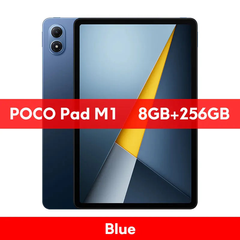 POCO Pad M1 Global Version Tablets Snapdragon® 7s Gen 4 12000mAh Battery 12.1’’ 2.5K display 8MP camera 33W charging - Limetastore