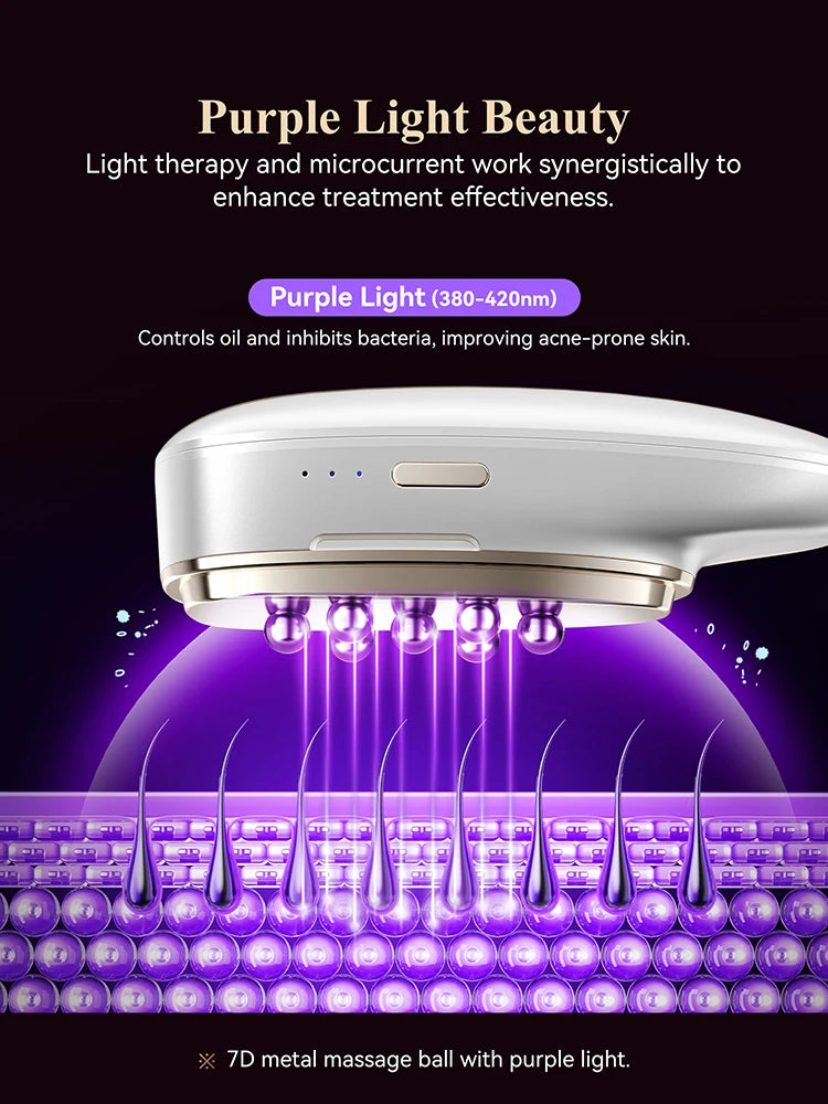 ANLAN 2‑in‑1 Guasha Device | EMS Dual‑Frequency, Hot/Cold, Facial & Body