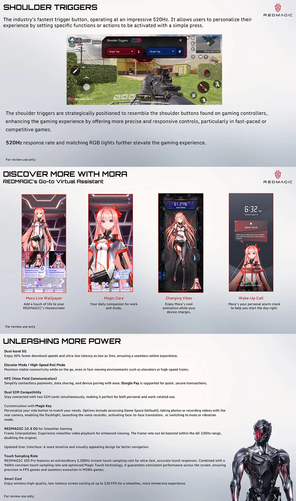RedMagic 10S Pro 5G Gaming Phone | Snapdragon 8 Elite Leading Version | 7050mAh Battery | 6.85" UDC Full Screen | Global Version - Limetastore