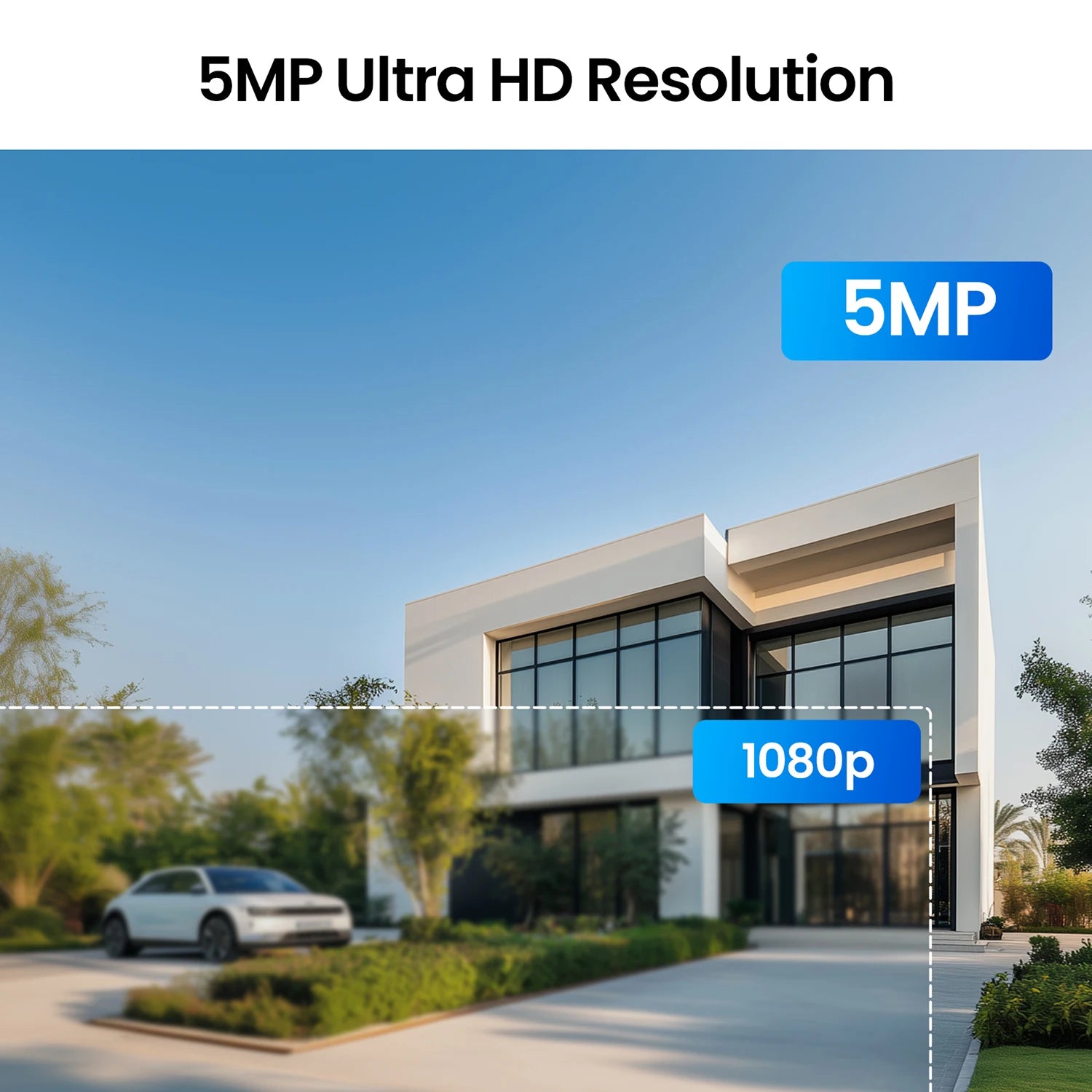 ZOSI 5MP 360° Pan‑Tilt Wired Security Camera System – 8CH H.265+ DVR with 5MP/2MP Indoor & Outdoor