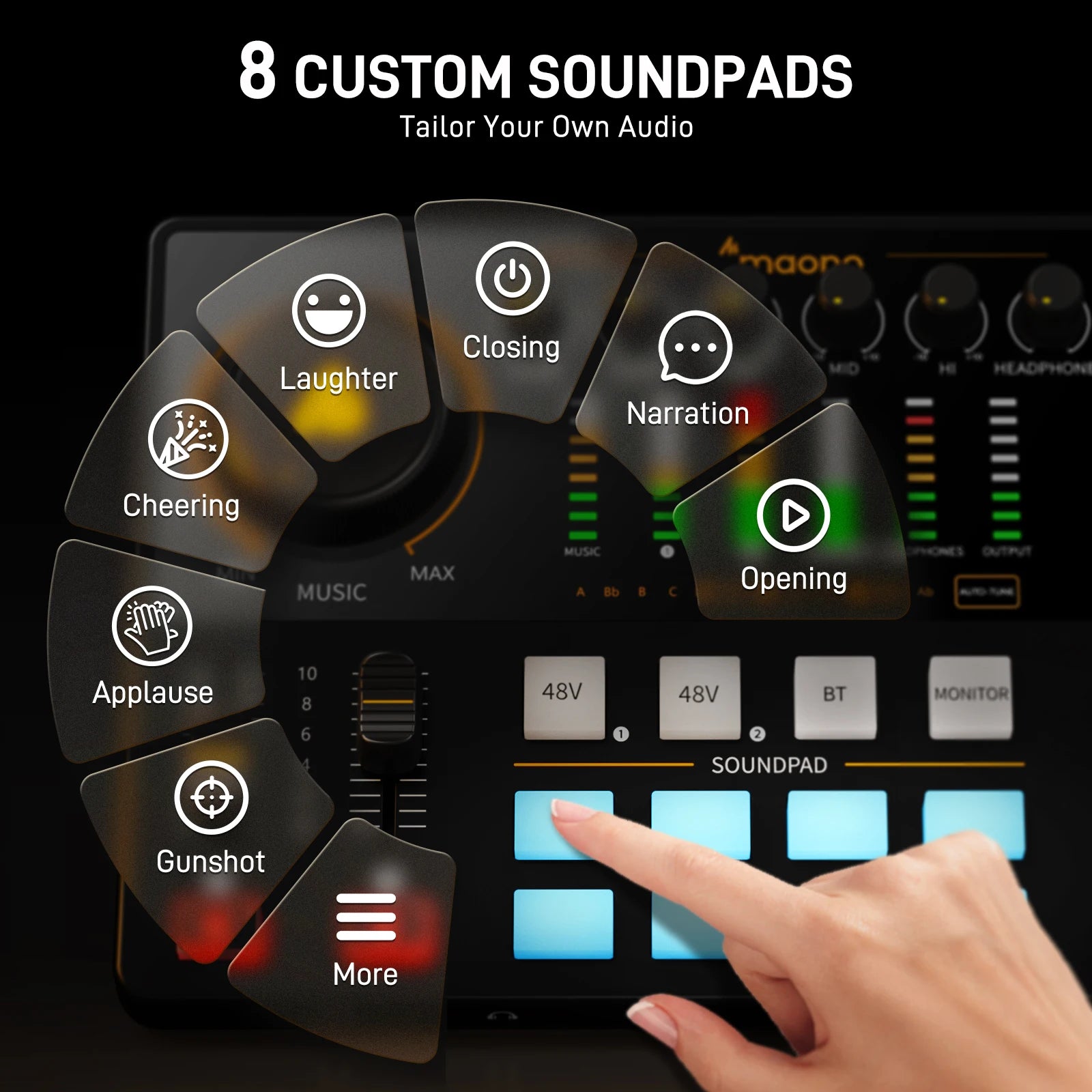 MaonoCaster E2 Gen2 – Dual XLR Podcast Audio Interface & Mixer