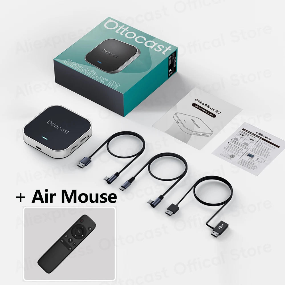 OTTOCAST Ottaibox E2 Android 13 Wireless CarPlay AI Box