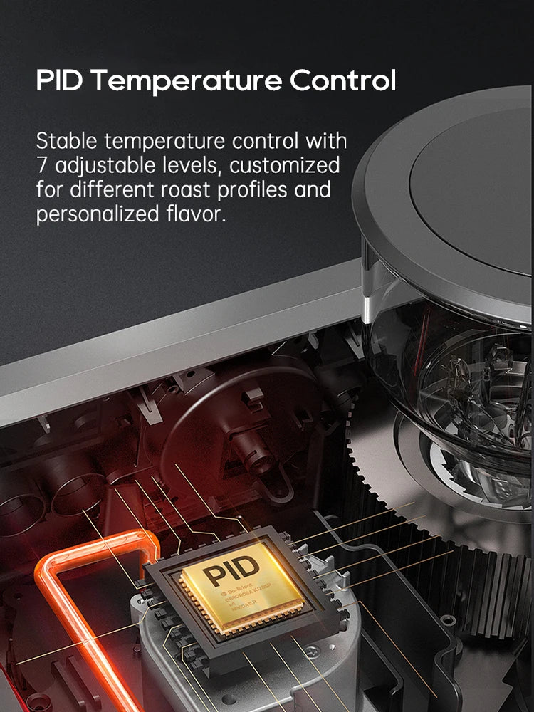 HiBREW H7B – Dual Boiler Barista Pro Espresso Machine | Built‑In Grinder with 30 Settings