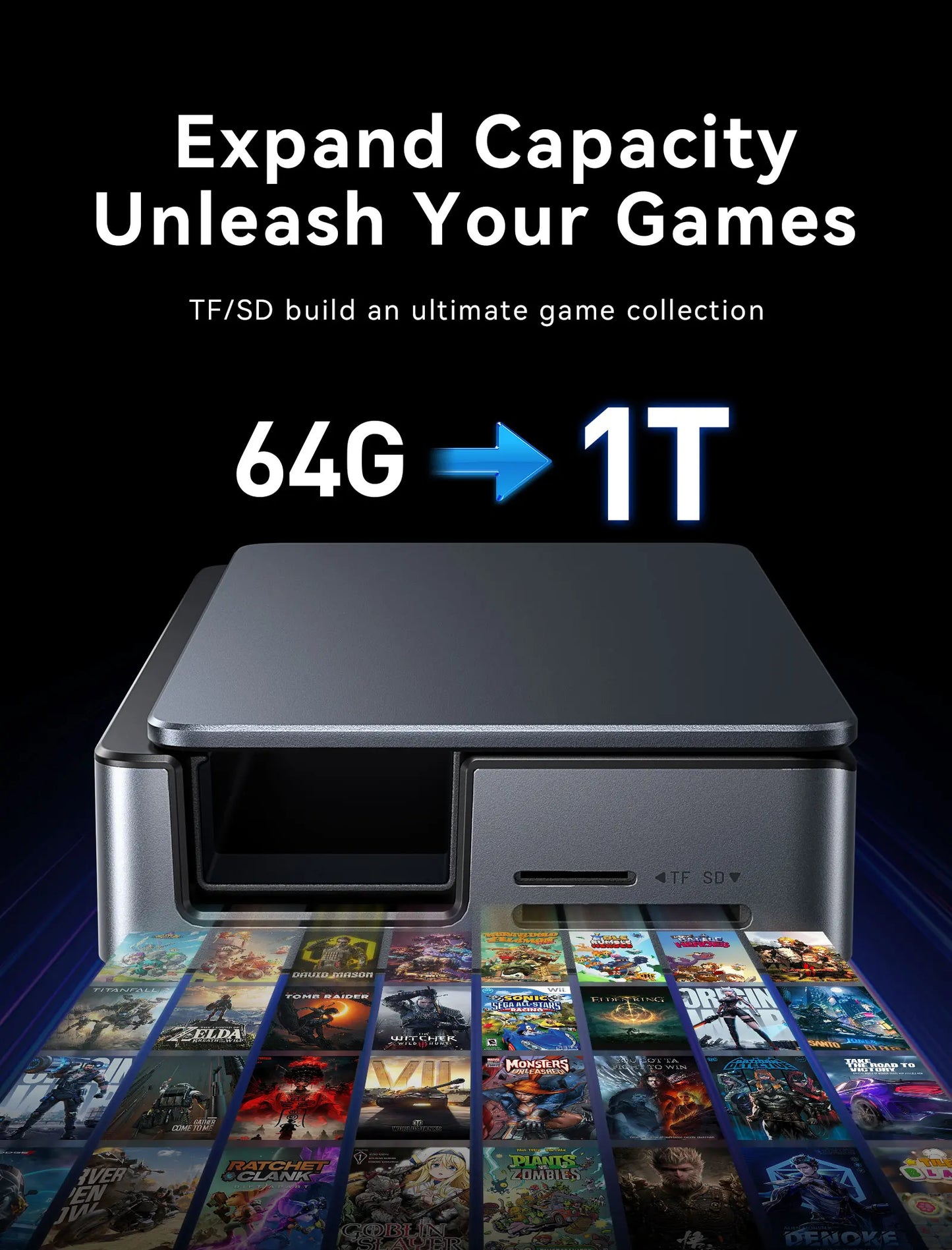 Vention USB-C priklopna postaja za Steam Deck | HDMI 4K pri 60Hz, USB 3.2 10Gbps, RJ45, SD/TF, igralno zvezdišče za več naprav