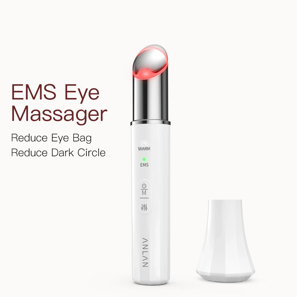 ANLAN EMS Eye Beauty Device | Microcurrent, Red/Blue LED, Eye Bags & Dark Circles