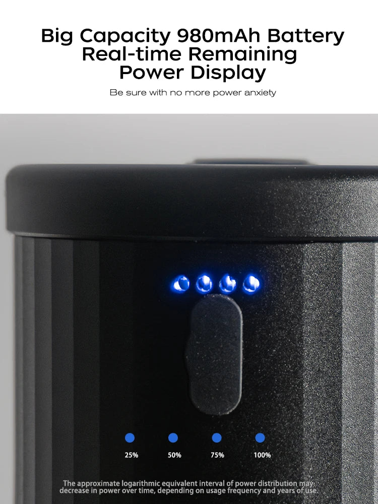 HiBREW G4C – 2-v-1 ročni in električni mlinček za kavo | 40 mm titanovi stožčasti mlinček | Prenosen visokonatančni mlinček za espresso