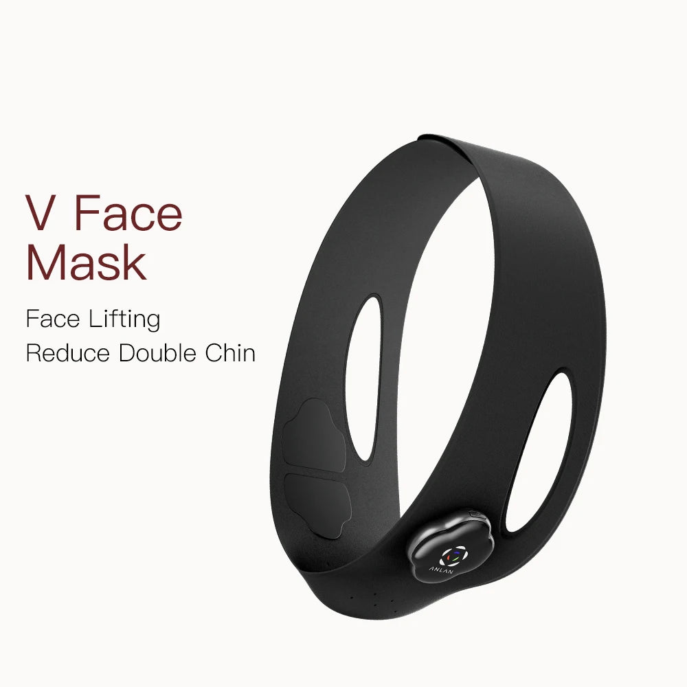 ANLAN EMS Facial Lifting Mask | Double‑Chin Reduction, Cheek Lift, Slimming Belt