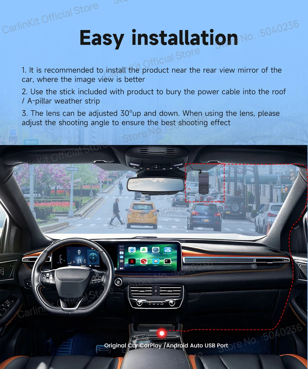 CarlinKit Android 13 8‑Core 8+128GB Wireless CarPlay AI Box