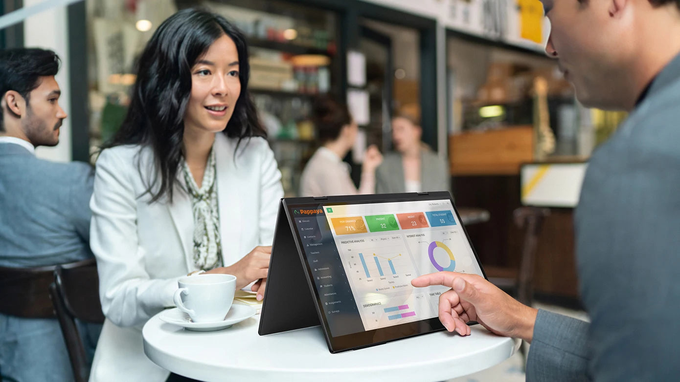 UPERFECT Delta Pro Touch 16" 2.5K 1600P Dual Touch Monitor with Touch Pen - Foldable Travel Display for Laptop, PC, Mac, and Windows via USB-C and HDMI - Limetastore