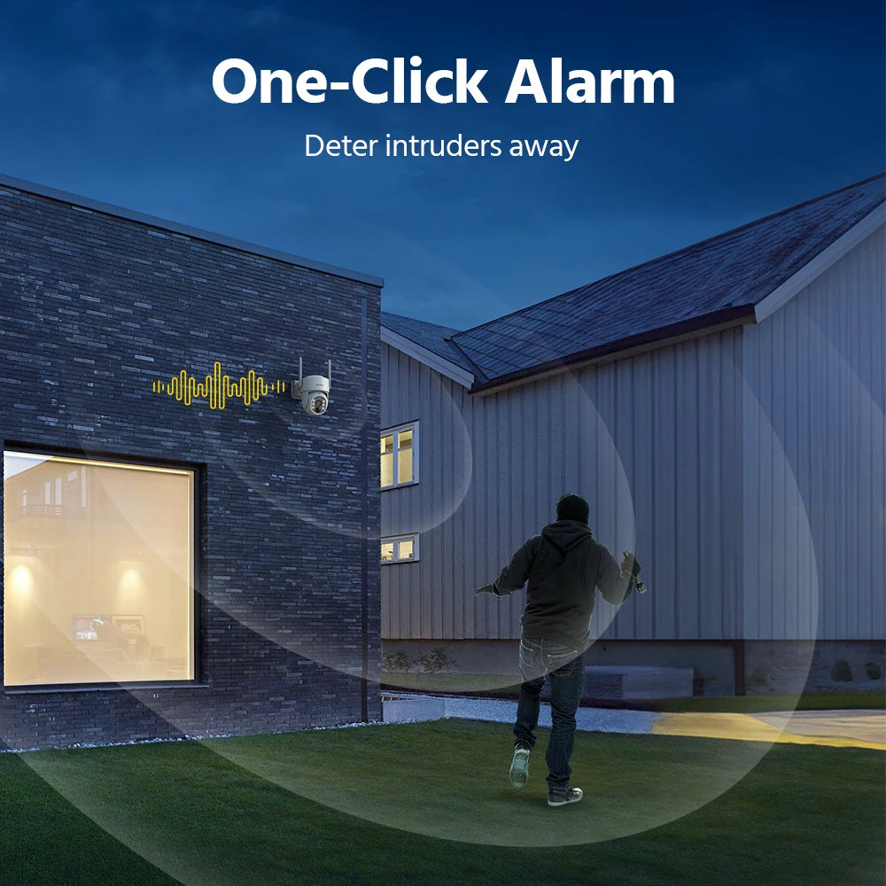 ANNKE 4MP Solar CCTV System | 10CH NVR, 5MP PTZ WiFi Cameras, PIR & Color Night Vision