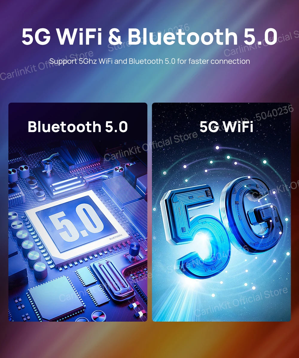 CarlinKit Android 13 SM6225 8‑Core Wireless CarPlay AI Box