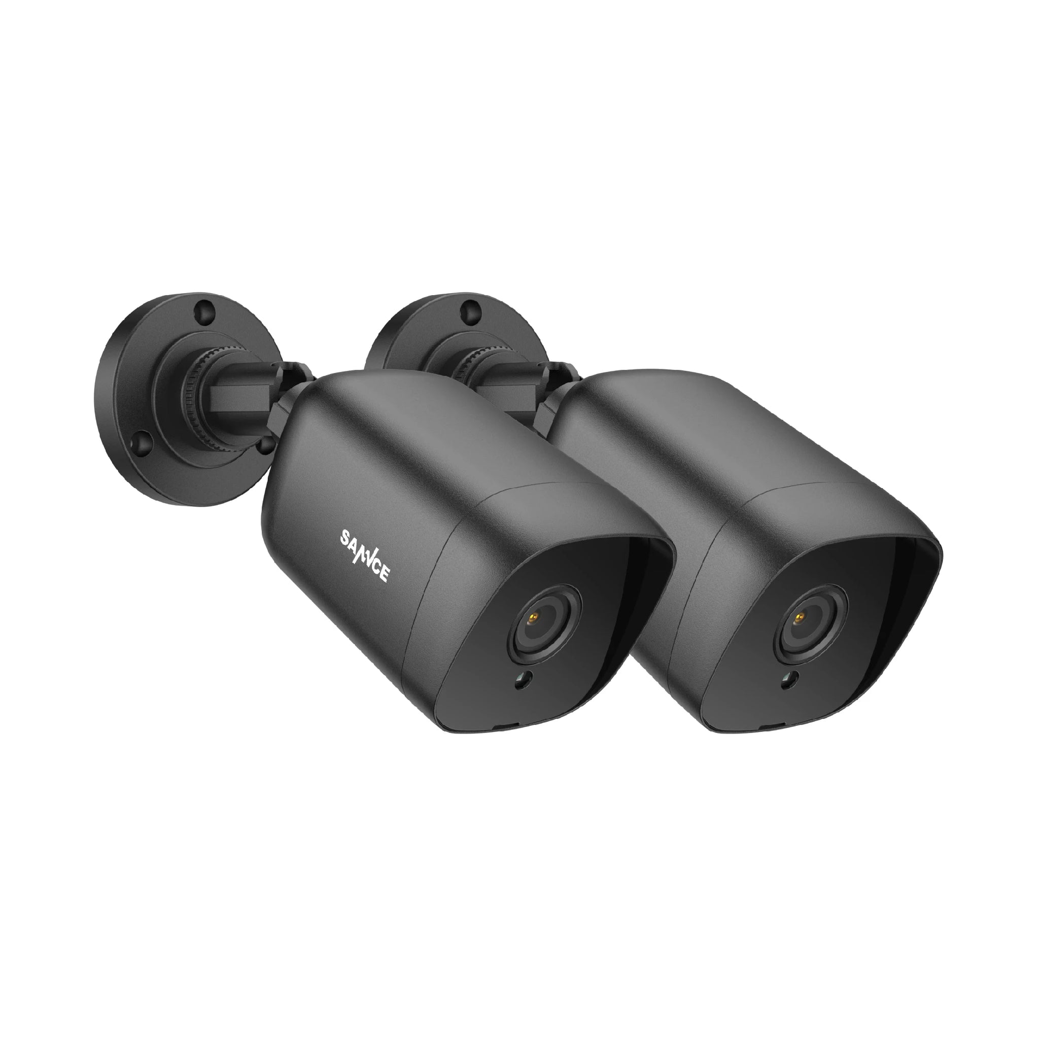SANNCE 1080P 2MP TVI Cameras | IR Night Vision, Indoor/Outdoor, BNC Cable, 2/4‑Pack