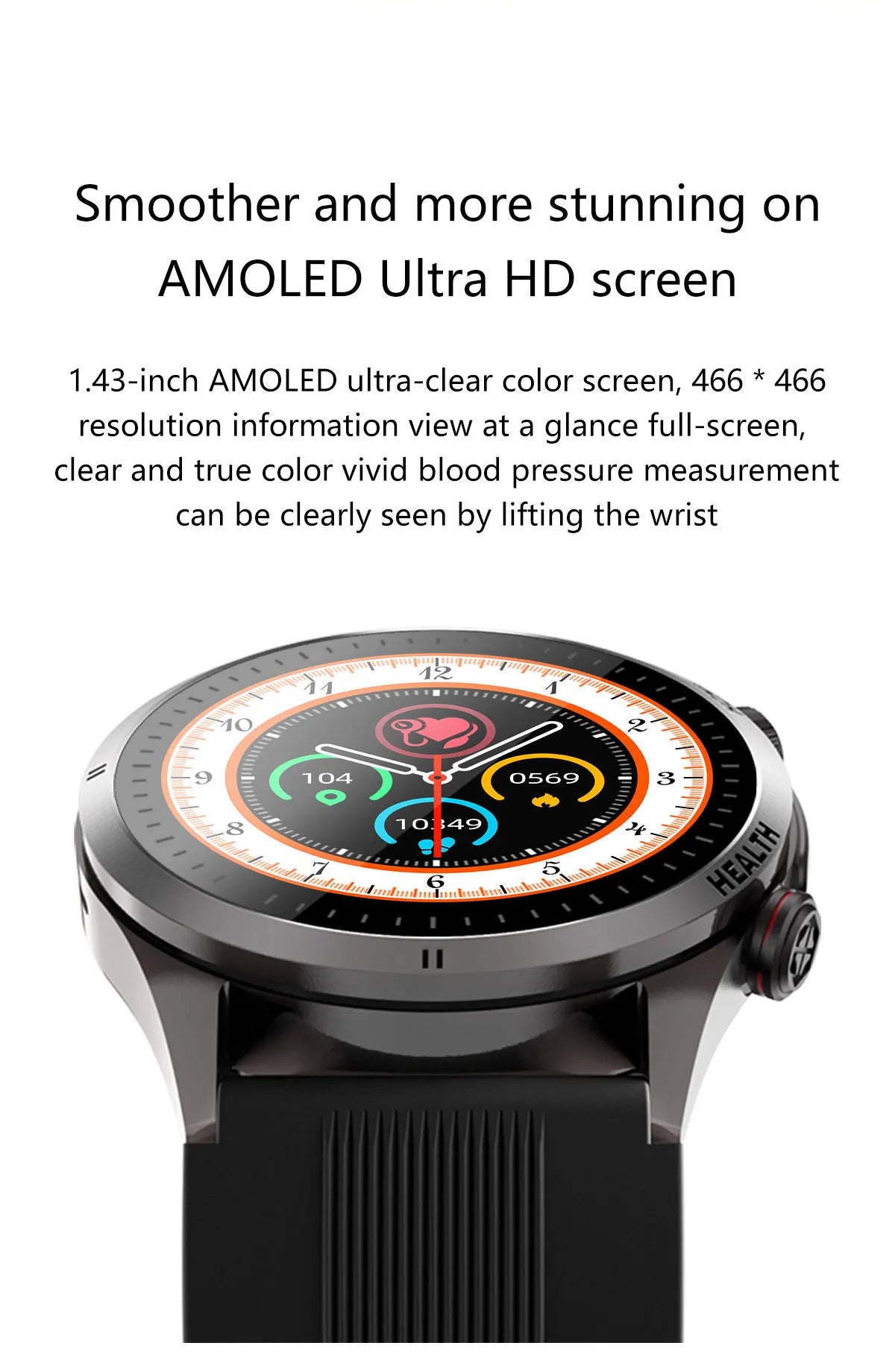 2026 New NFC Precision Blood Pressure Measurement Health Smart Watch Air Pump Airbag Men Women Blood Fat Uric Acid Smartwatches - Limetastore