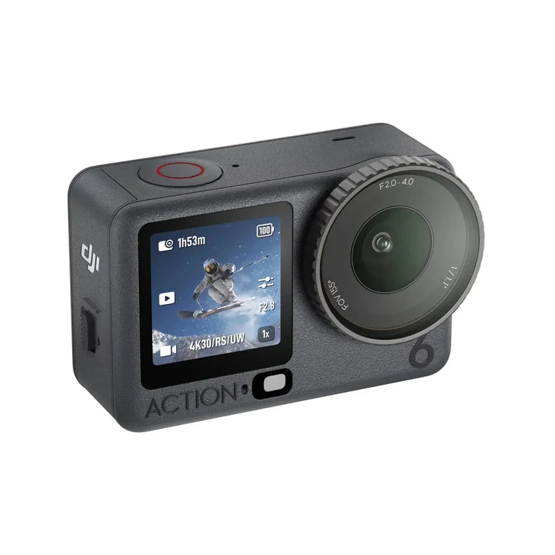 DJI Osmo Action 6 Life – Variable Aperture f/2.0–f/4.0, 1/1.1" Sensor, Ultra‑HD 8K Video