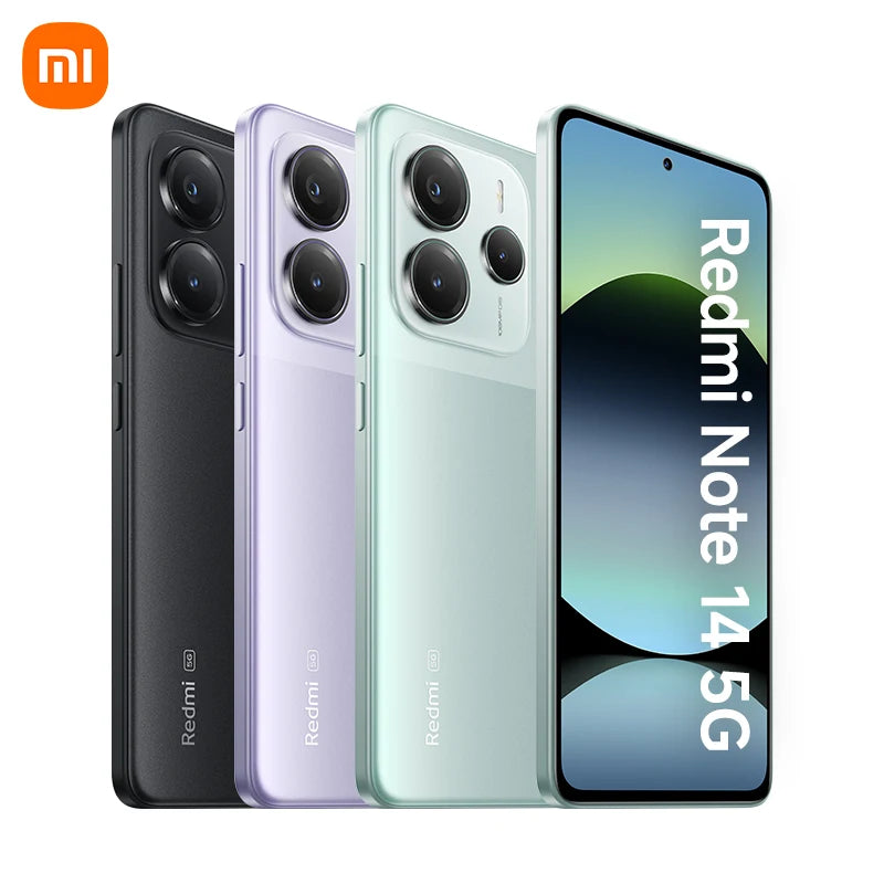 FR Warehouse Xiaomi Redmi Note 14 5G Smartphone Global Version NFC 108MP 8GB RAM 256GB ROM Camera MTK Dimensity 7025-Ultra 45W Turbo Charging - Limetastore
