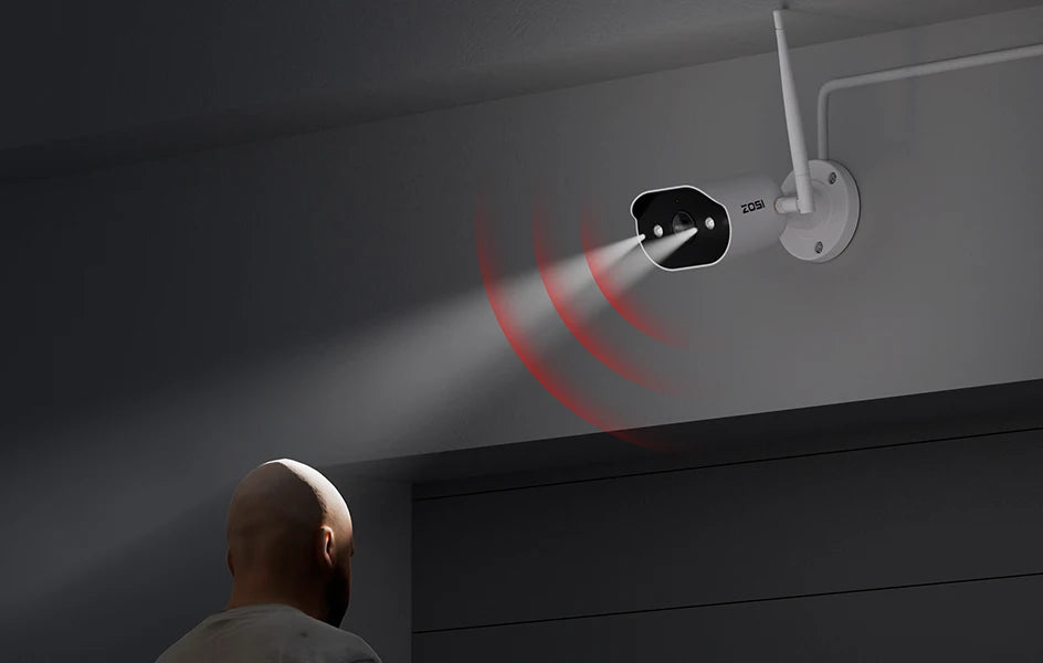 ZOSI 2K Wi‑Fi 6 Security Camera System – 3MP Indoor/Outdoor Wireless IP Cameras with 2‑Way Audio