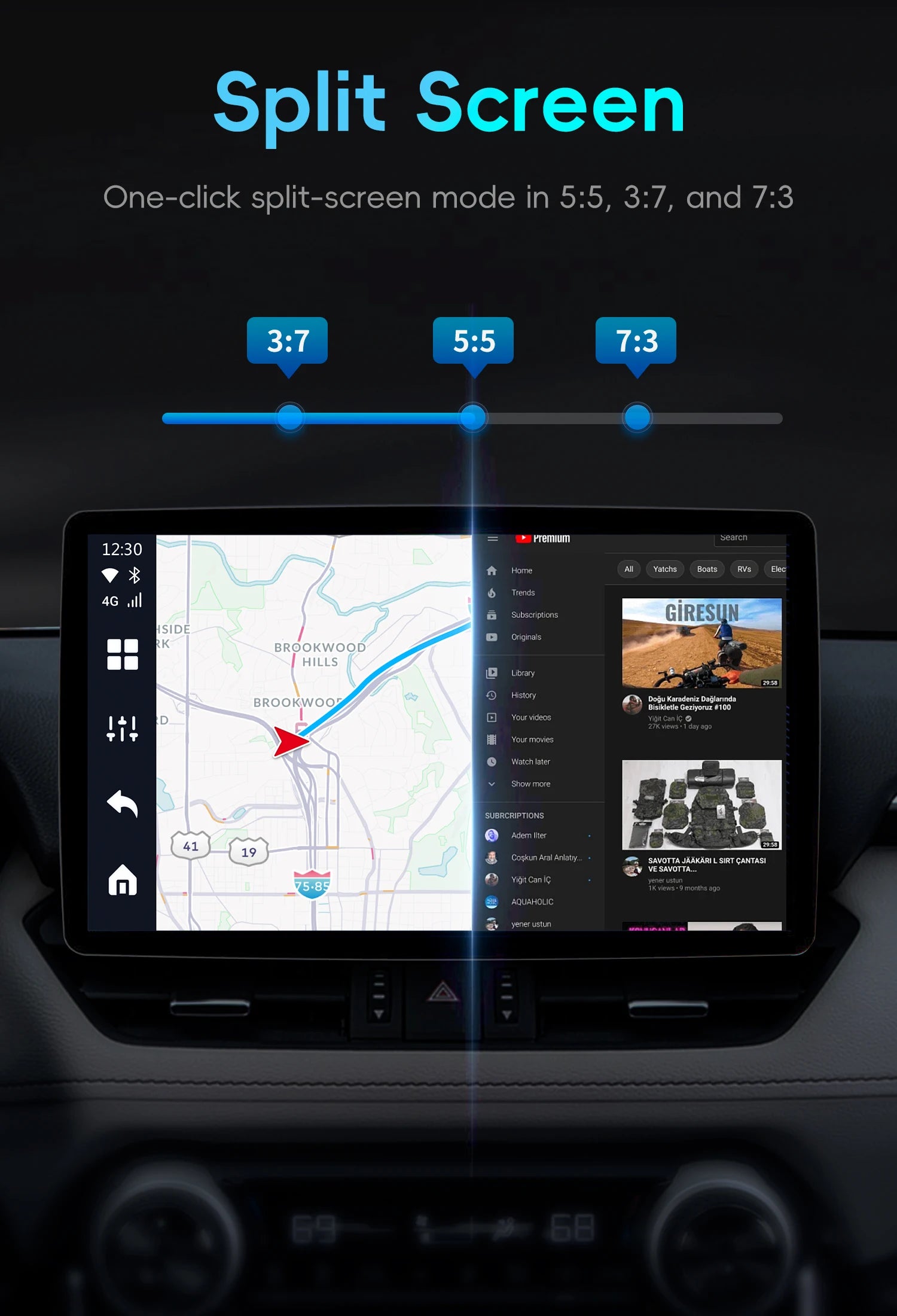 OTTOCAST Picasou 3 Brezžični CarPlay AI box s HDMI