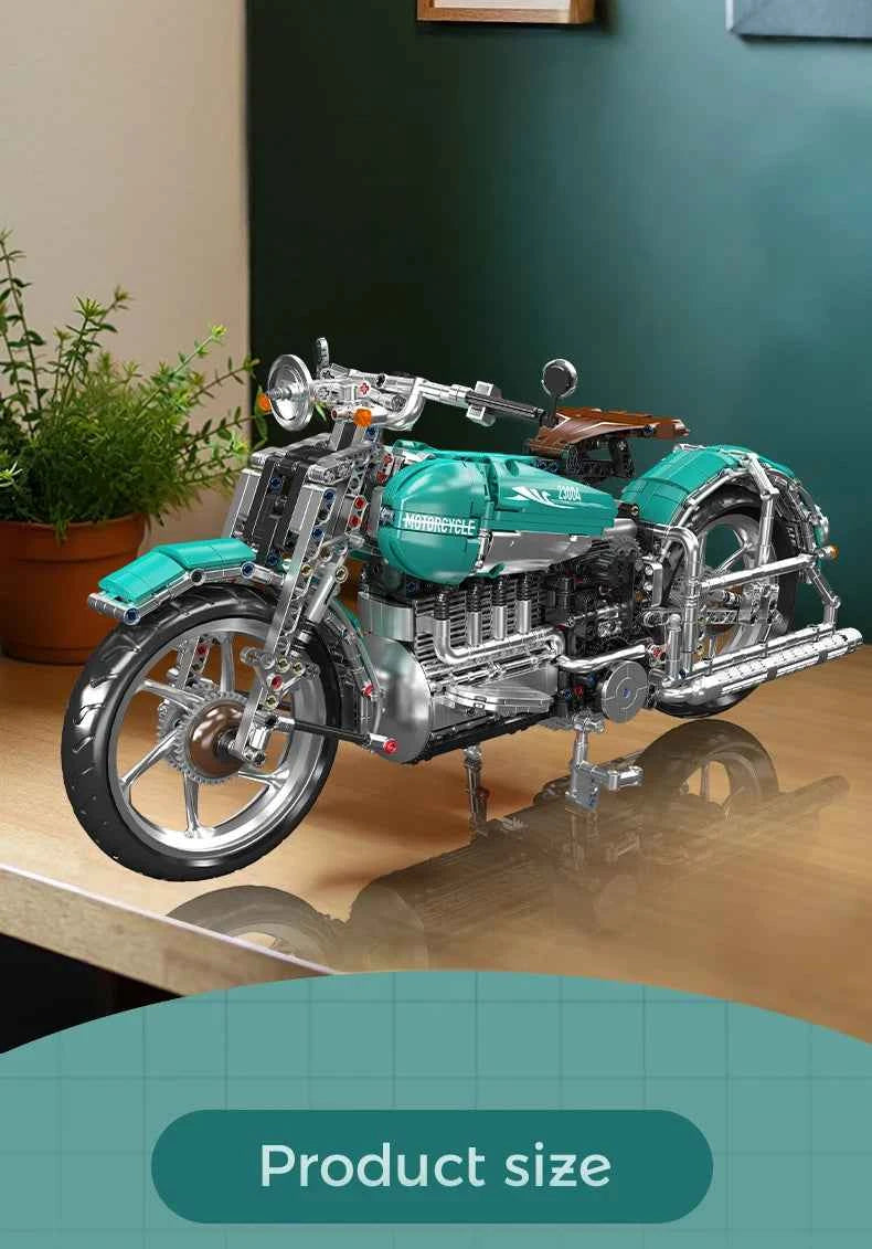 Mould King 23004 American Cruiser Motorcycle - Limetastore