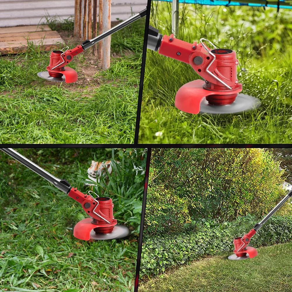 ONEVAN 20,000 RPM Cordless Grass Trimmer | Adjustable Foldable Telescopic Lawn Mower for 21V/18V Battery