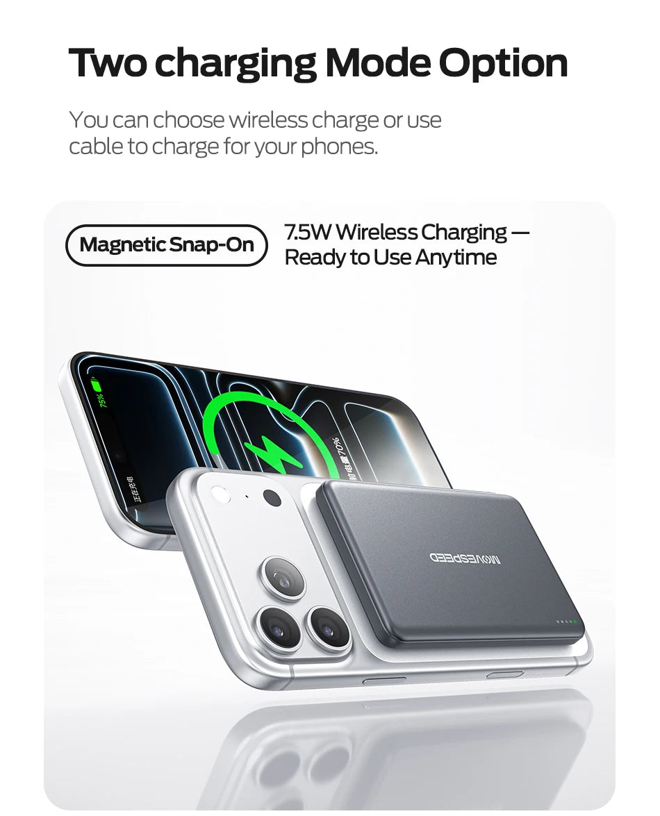 MOVESPEED P08 Semi-Solid-State Power Bank MagSafe for iPhone