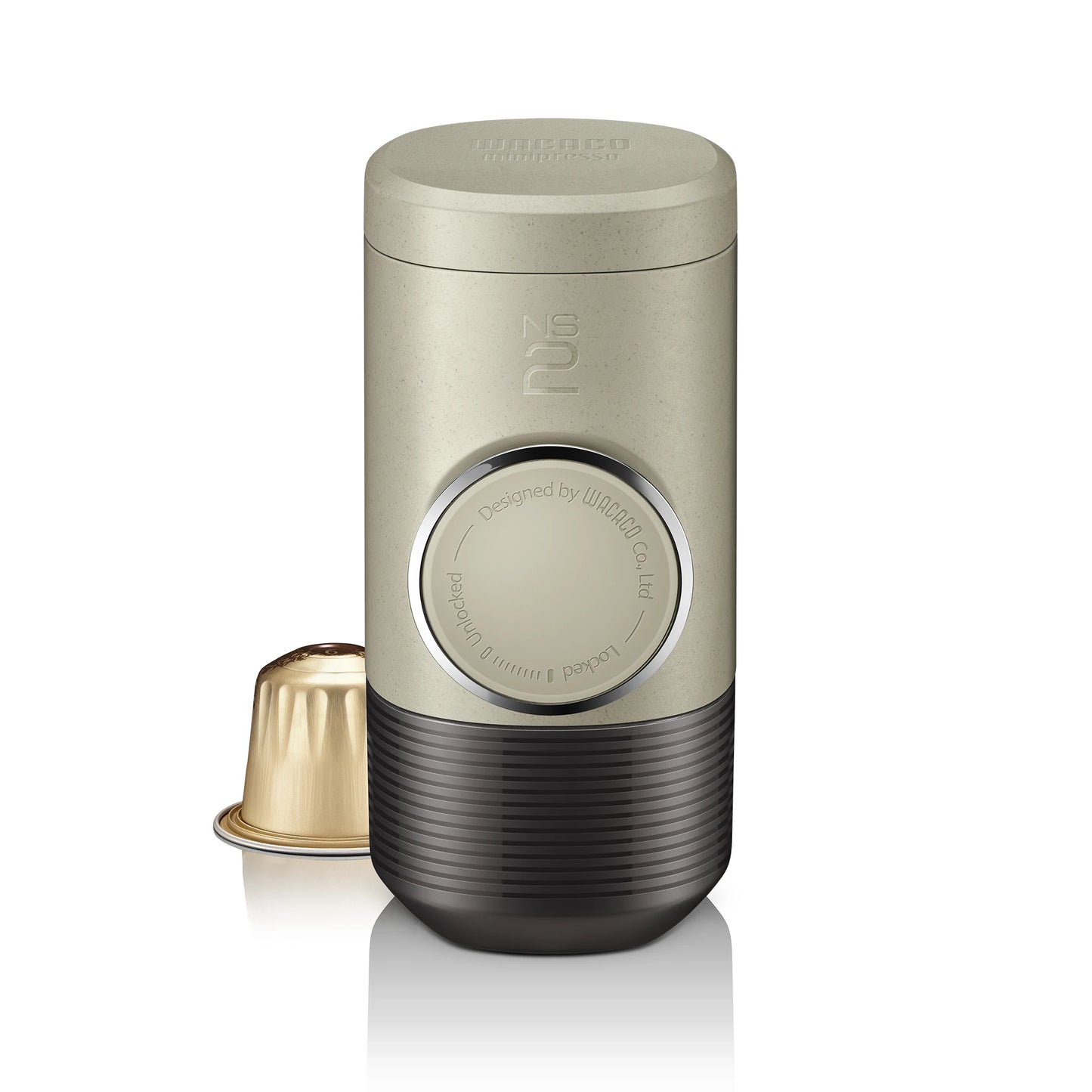 Wacaco Minipresso NS2 Portable Espresso Machine – Ultra-Compact Manual Capsule Coffee Maker