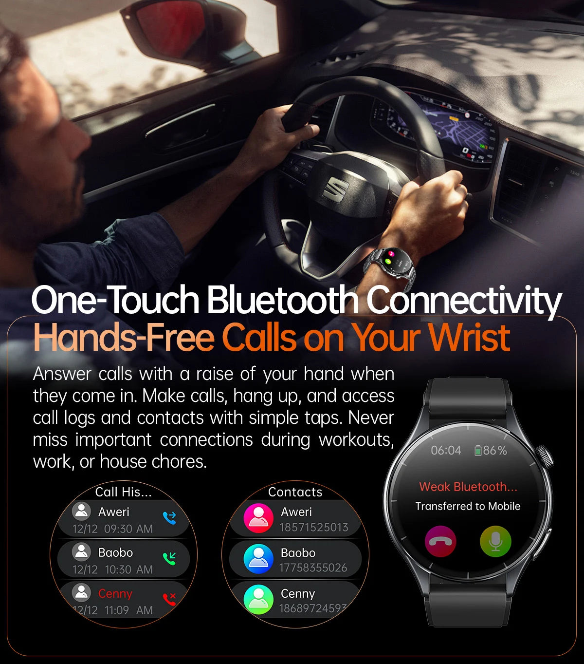 2025 New BMI Body Fat Blood Analysis Health Smartwatch NFC Bluetooth Call Smart Watch Led Flashlight Outdoor Sports Clock's Men - Limetastore