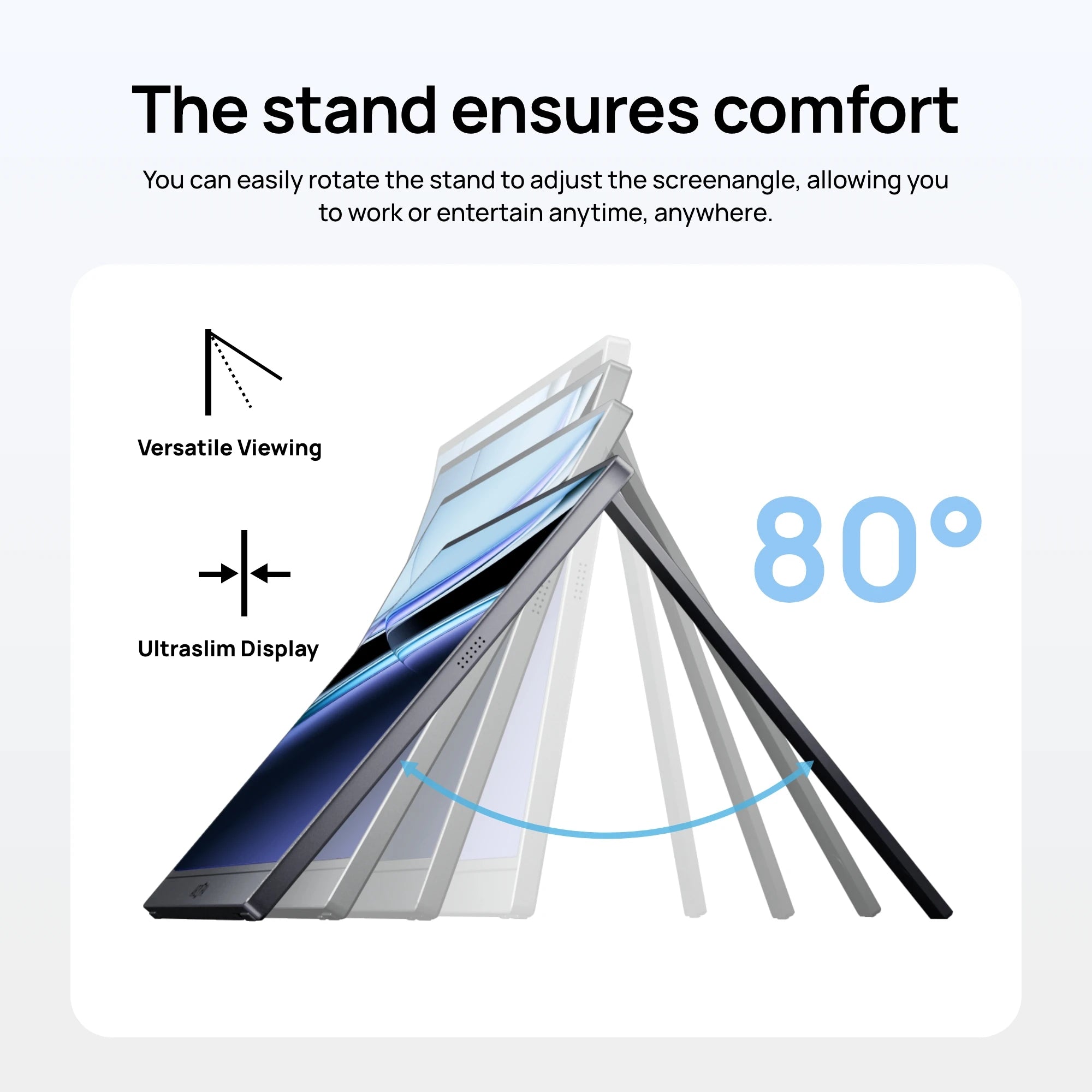 Prenosni monitor ARZOPA 15,6"/16,1" | 1080P FHD IPS, 60Hz/144Hz, USB‑C & HDMI, zunanji zaslon