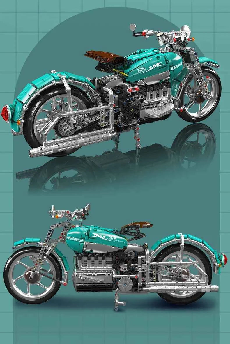 Mould King 23004 American Cruiser Motorcycle - Limetastore