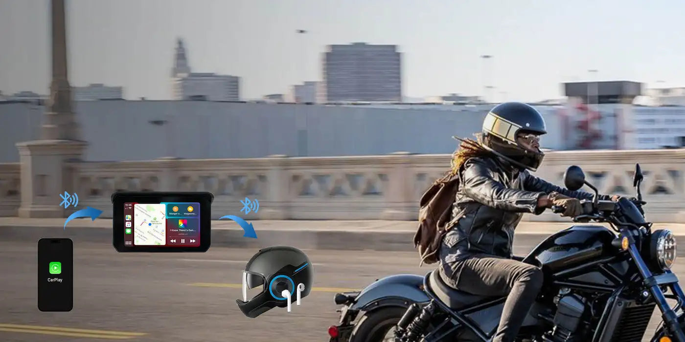 Lite C5 SE Motorcycle CarPlay Android Auto Waterproof Display