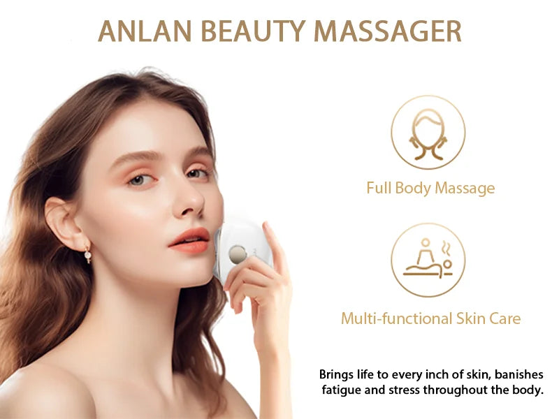 ANLAN Electric Guasha | EMS Lifting, Hot/Cold, Anti‑Aging Face Massager