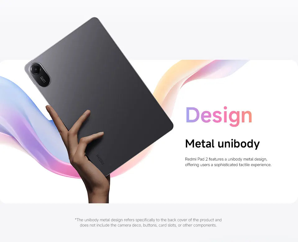 New Global version Xiaomi Redmi Pad 2 Tablet 90Hz 11" Display 9000mAh Battery MTK Helio G100-Ultra 8MP Camera Fast charging - Limetastore