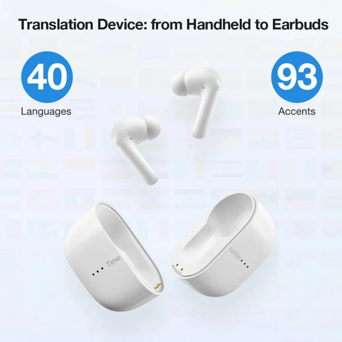 Timekettle M3 Translator Earbuds Real-Time 43 Languages