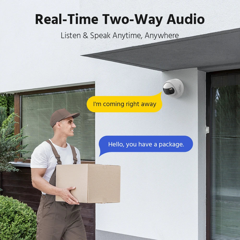 ANNKE 6MP 180° Panoramic Camera | Dual‑Lens, Color Night Vision, AI Detection