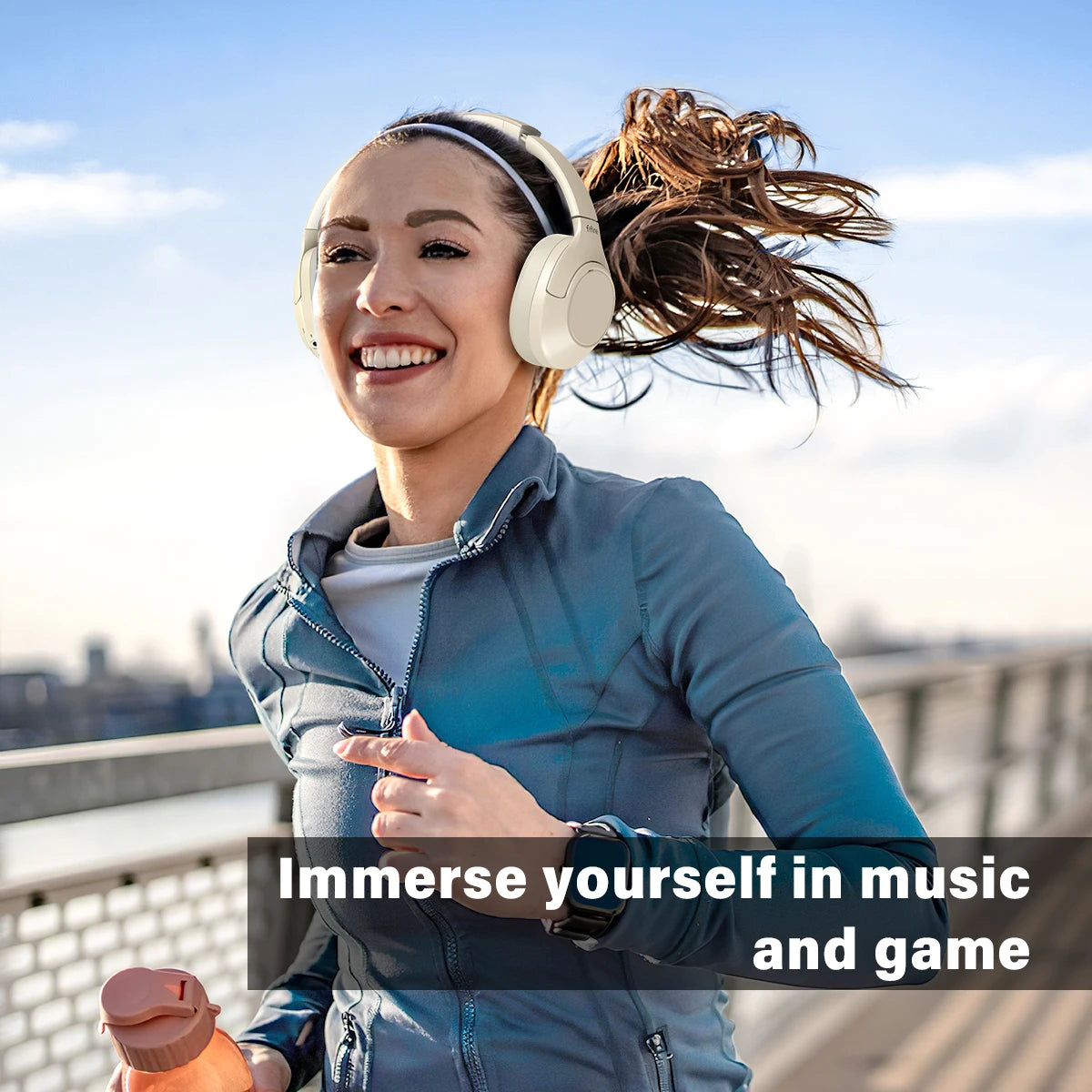 FIFINE X3 Hybrid ANC Wireless Headphones | 65H Playtime & Deep Bass