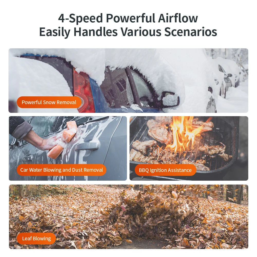 Booster TF40 Turbo Fan – Brushless High‑Speed Portable Air Blower