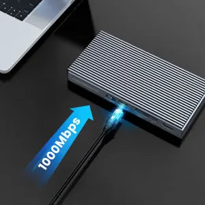 ORICO Thunderbolt 3 M.2 NVMe/NGFF SSD Enclosure Docking Station with 40Gbps USB‑C