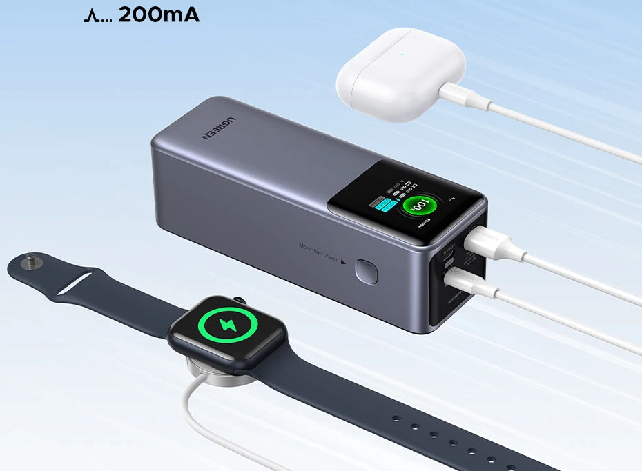UGREEN Nexode 200W 25000mAh Power Bank – PD Fast Charging Portable External Battery