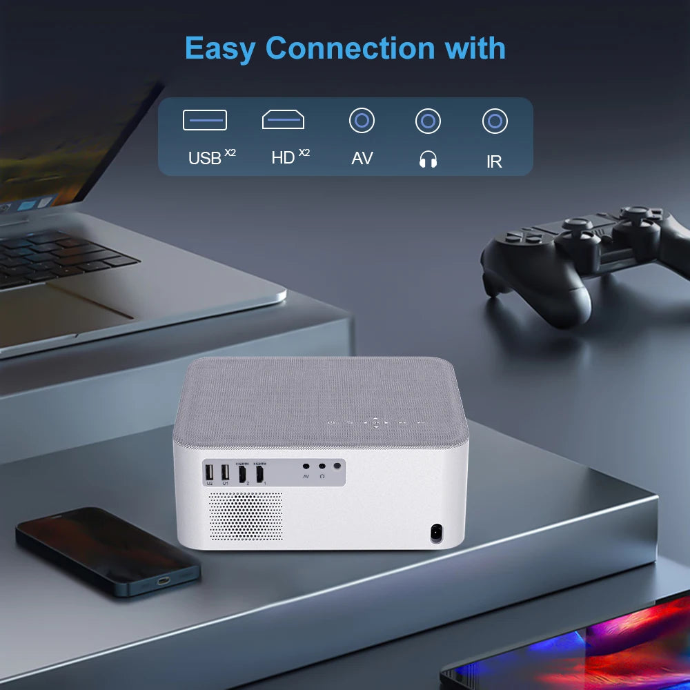 ThundeaL TD92 Pro Smart Mini Projector – Native 1080P, 4K Support, Ultra-Fast 5G
