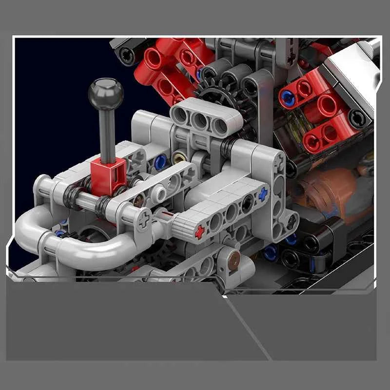 Mould King 10225 Motorized V8 Engine Building Set | Technical Car Engine Toy - Limetastore