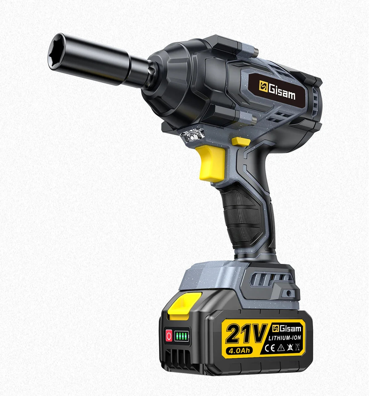 Gisam 1400N.m Brushless Impact Wrench 1/2"